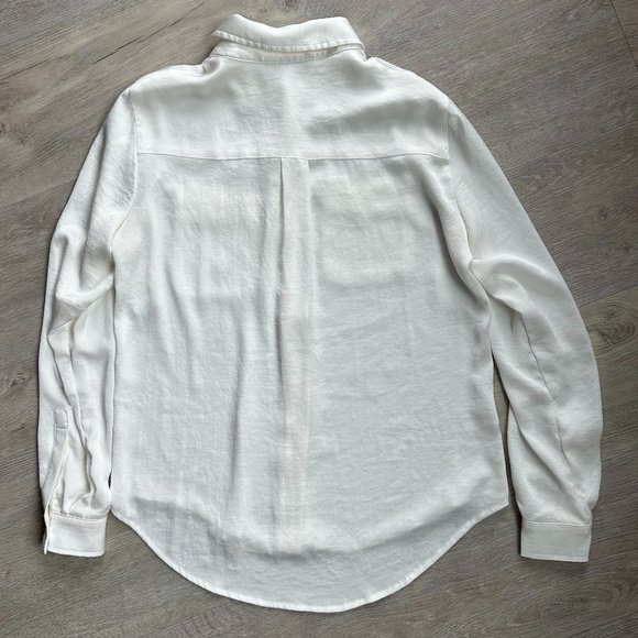 ALFANI (WHITE!) Button-Front Shirt PS - Picture 3 of 6